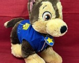 Build A Bear Paw Patrol Chase w/ Vest &amp; Badge Nickelodeon Plush Toy Dog - $29.65