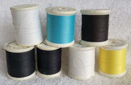 Lot of 7  100% Polyester Sewing Thread Spools - 225 yds - $10.00