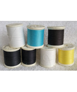 Lot of 7  100% Polyester Sewing Thread Spools - 225 yds - $10.00