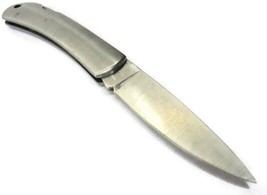 Stainless Steel Folding Pocket Knife Lock Back - £7.89 GBP