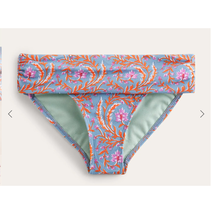 Boden Levanzo Amalfi Fold Over Bikini Swim Bottoms | Sz 16 18 Delph Blue... - £20.86 GBP