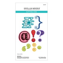 Spellbinders Etched Dies-Stitched Punctuation And Symbols S5577 - £21.83 GBP