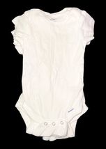 Gerber Baby Onesies Lot of 4 White Bodysuits 3-6 Months Short Sleeve image 2