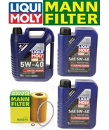 Oil Change Kit wLiquimoly 5W-40+MANN Filter HU925/4x BMW E36/E39/E46/E83... - $1,948.25 MXN