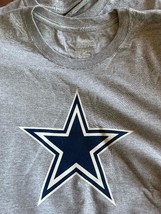 Dallas Cowboys NFL Authentic Premier Gray Tee Shirt Star Adult Men&#39;s XXL... - £19.63 GBP