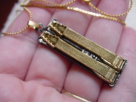 (M-313-C) 3-D Emmons D10 Pedal Steel 10 String Guitar Pendant Necklace Jewelry - £19.13 GBP