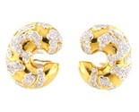 1-1/4&quot; Women&#39;s Earrings 18kt Yellow Gold 406576 - £2,362.19 GBP
