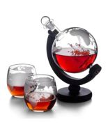 Globe Wine Whiskey Decanter Unique Christmas Anniversary Birthday Gifts ... - $59.39