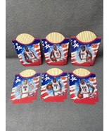 Vintage Lot of 6 USA Olympics Basketball Dream Team II French Fry Holder... - $29.69