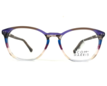 Scott Harris Eyeglasses Frames SH-636 C3 Brown Purple Clear Striped 52-1... - £55.35 GBP