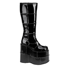 DEMONIA STA301/B Unisex Mens Black Tall Platform Goth Gogo Industrial Kn... - $2,259.58 MXN