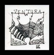 Ventura Waves = Original Art Drawing Modern Aceo Abstract Zen Tangle = C Peterson - £80.54 GBP