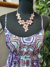 Charlotte Russe Women Multicolor Polyester Sleeveless Strappy Long Maxi ... - $26.00