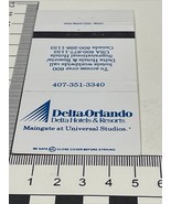 Matchbook Covers  Delta Orlando  Delta Hotels And Resorts  Universal Stu... - €10,70 EUR