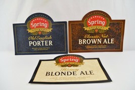 Okanagan Spring Giant Beer Labels Porter Brown Blonde Ale 9x12&quot; Brewery ... - £19.27 GBP