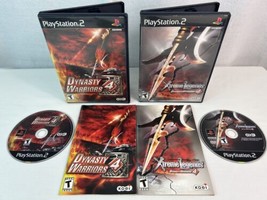 Two (2) Dynasty Warriors 4 &amp; Xtreme Legends - Playstation 2 PS2 CIB Complete - £23.48 GBP