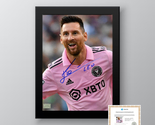 Lionel Messi Signed Autographed 8x10 inches Framed Photo With COA - $269.00