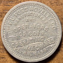 Lynn, Massachusetts MA F. U. Foss Novelty Co. Coin Operating Machines Tune Token - £15.00 GBP