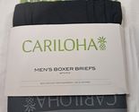 NEW Cariloha Boxer Briefs with fly men's sz XXL 2xl 44-46 solid black 95... - $24.00