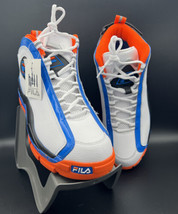 FILA Grant Hill 2 Basketball Shoes White Blue Orange 1BM01789 Men Size 9.5 - £77.07 GBP
