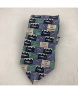 SAVE THE Dolphins NOVELTY TIE - House of Vitullo Uitca NY - £11.07 GBP