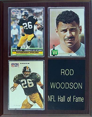 Primary image for Frames, Plaques and More Rod Woodson Pittsburgh Steelers 3-Card 7x9 Plaque