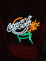 Coca Cola Bottle Cap Coke Soda Neon Sign 16"x14" - £111.08 GBP