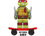 Anime Ninja Turtles Raphael Building Block Minifigure - £2.61 GBP