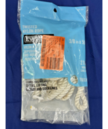 Everbilt White Twisted Nylon Rope 3/8″ × 50 ft for Towing, Lifting, Anch... - $19.10 CAD