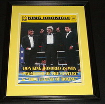 Don King Mike Tyson &amp; Muhammad Ali Framed 11x14 Photo Display - £27.05 GBP