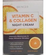 SKIN 2.0 VITAMIN C &amp; COLLAGEN NIGHT CREAM 1.69 OZ / 50 ML Firms and Lifts - £12.53 GBP