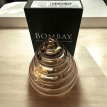 Vtg Bombay Company Luster Orchid Handblown Art Glass Hive Vase Poland 5”... - $27.09 CAD
