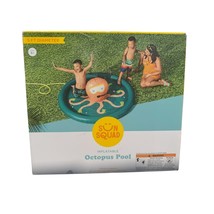 Sun Squad Inflatable Octopus Pool Sprinkler 5 ft Diameter Kids - $13.57 CAD