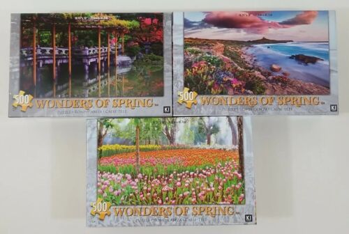 Primary image for Wonders of Spring 500 Piece Puzzle Lot of 3 Puzzles