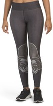 NWT Terez Star Wars Darth Vader Official Licensed Print Leggings Metallic Blk S - £23.98 GBP