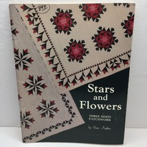 Vintage 1989 Stars &amp; Flowers Three-Sided Patchwork Sara Nephew 15 Quilt Patterns - £11.78 GBP