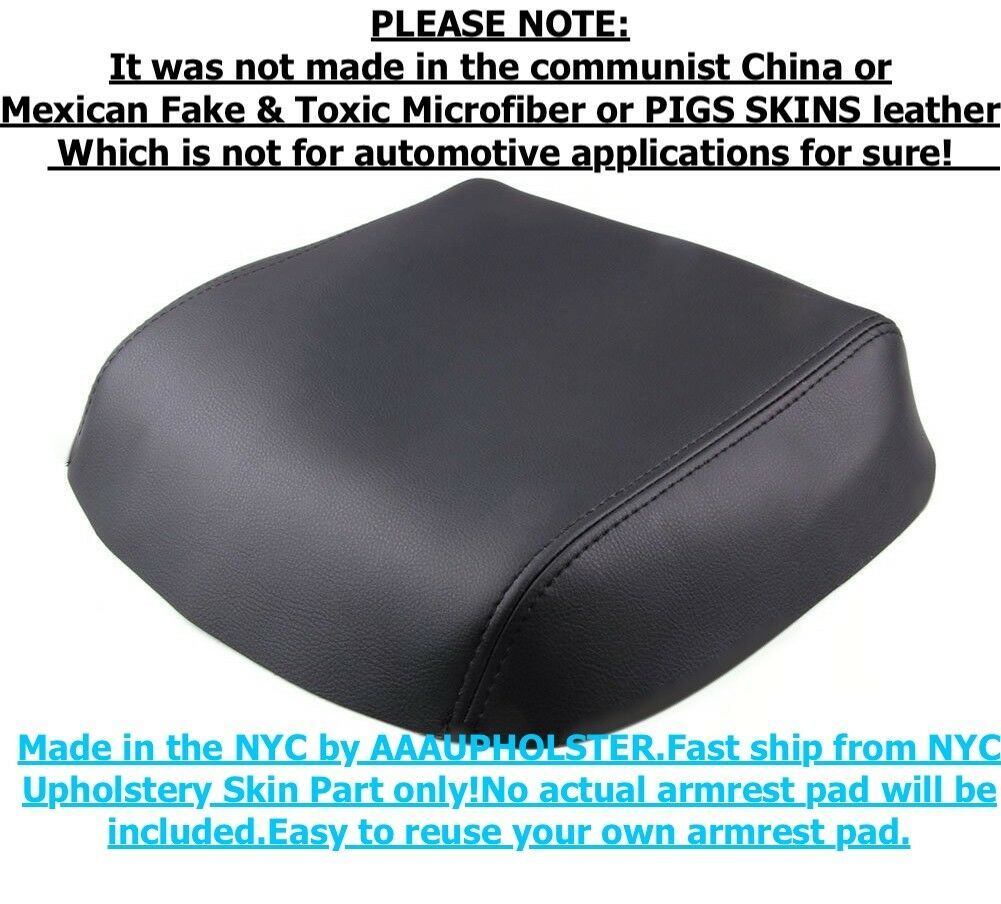 For 09-14 Nissan Murano Black PVC Leather Center Console Lid Armrest Cov... - $14.99