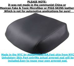 For 09-14 Nissan Murano Black PVC Leather Center Console Lid Armrest Cover Skin - £11.79 GBP