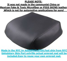 For 09-14 Nissan Murano Black PVC Leather Center Console Lid Armrest Cover Skin - £11.79 GBP