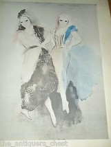 &quot;Duet&quot; by Maria Laurencin lithograph with golden mat - £51.43 GBP