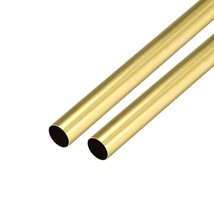 uxcell Brass Round Tube 300mm Length 13mm OD 0.5mm Wall Thickness Seamle... - £18.86 GBP