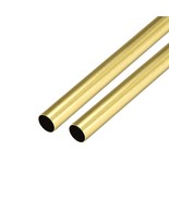 uxcell Brass Round Tube 300mm Length 13mm OD 0.5mm Wall Thickness Seamle... - $23.99