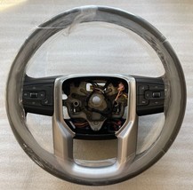 OEM factory original brown leather aegis heated steering wheel for some 19+ GMC - $135.97