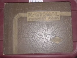 1949 National Service Data with Wiring Diagrams Repair/Service Manual Book - £88.25 GBP