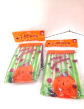 VTG Halloween Trick or Treat Bags Jack O Lantern design 6&quot; x 10&quot; - $6.34