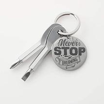 Never Stop Dreaming Personalized Keychain Screwdriver - £31.88 GBP