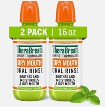 (2) Thera Breath Dry Mouth Oral Rinse Tingling Mint, 16 Oz - $17.81