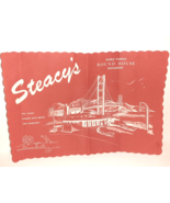 Steacy&#39;s Golden Gate Round House 1950&#39;s Diner Paper Place Mat California - £19.55 GBP