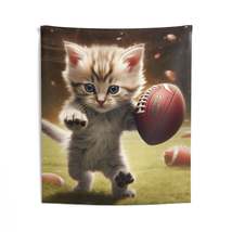 Football Kitty Fantasy: Feline Cat American Sport Quarterback - Indoor Wall Tape - £32.65 GBP+