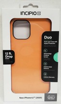 Incipio - Duo Case for Apple iPhone 12 Pro Max - Clementine Orange/Gray - £17.01 GBP